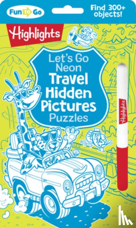 Highlights, . - Let's Go Neon Travel Hidden Pictures Puzzles