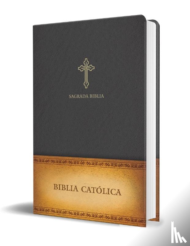  - Biblia Católica En Español. Símil Piel Negro, Tamaño Pequeño