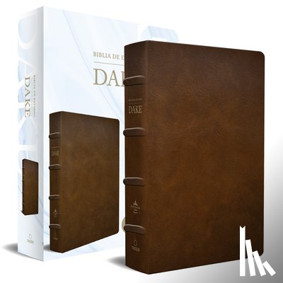 Reina Valera Revisada 1960 - Rvr 1960 Biblia de Estudio Dake, Tamaño Grande, Piel Marrón / Spanish Rvr 1960 Dake Study Bible, Large Size, Brown Leather