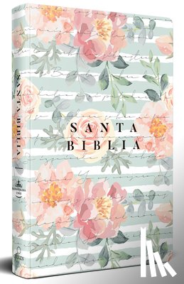 Reina Valera Revisada 1960 - Biblia Reina Valera 1960 Letra Grande, Tamaño Manual, Tapa Dura Rosas Rosadas / Spanish Bible Rvr 1960 Handy Size Large Print Hc Pink Roses