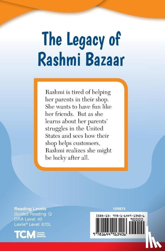 Amin, Anita Nahta - The Legacy of Rashmi Bazaar