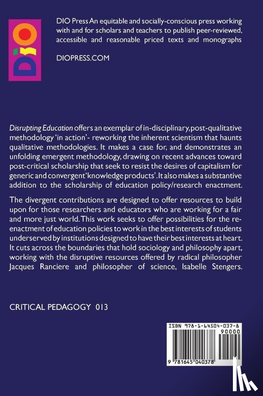 Heimans, Stephen - Disrupting Education Policy Enactment Research