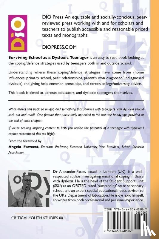 Alexander-Passe, Neil - Surviving School as a Dyslexic Teenager