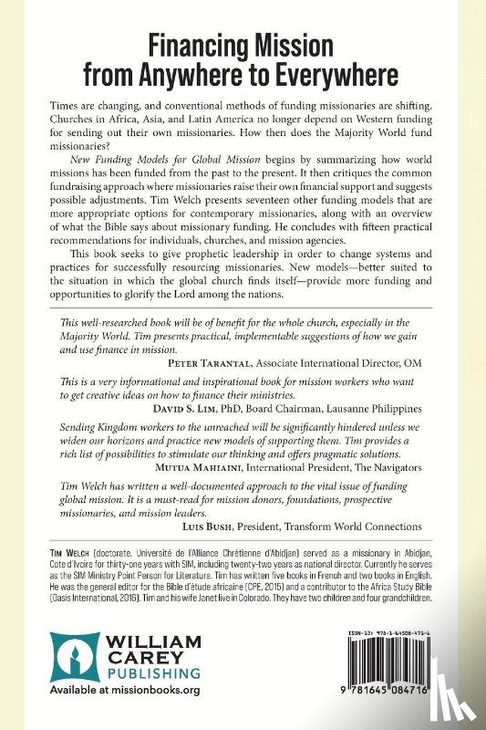 Welch, Tim - New Funding Models for Global Mission