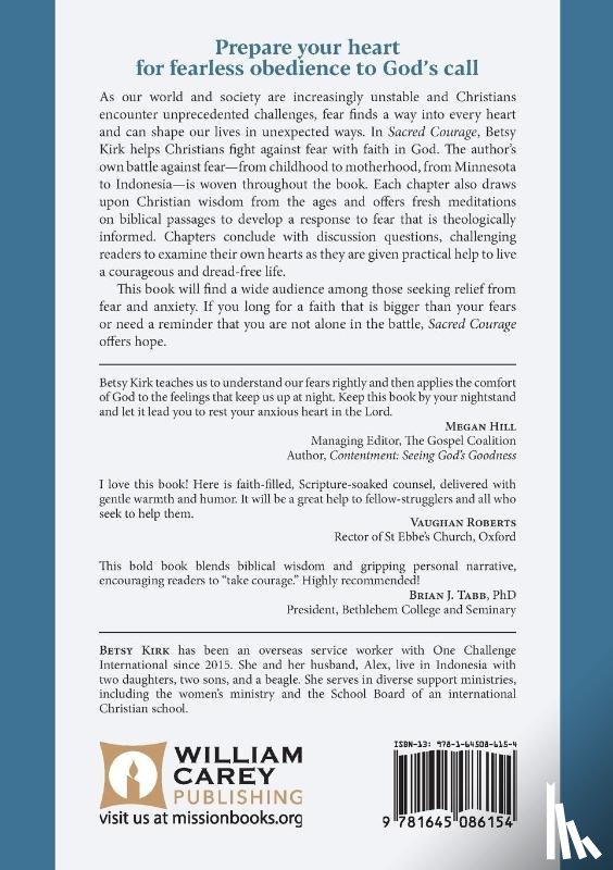 Kirk, Betsy - Sacred Courage