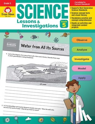 Evan-Moor Educational Publishers - Science Lessons and Investigations, Grade 5 Teacher Resource
