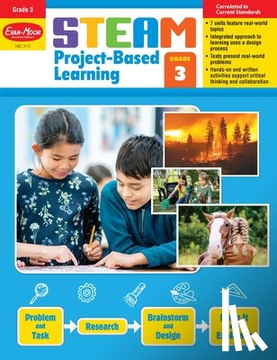 Evan-Moor Educational Publishers - Steam Project-Based Learning, Grade 3 Teacher Resource