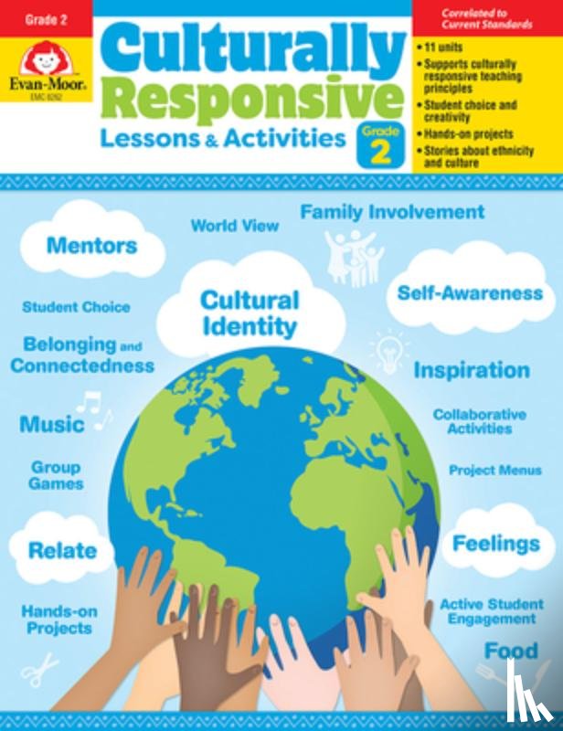Evan-Moor Educational Publishers - Culturally Responsive Lessons & Activities, Grade 2 Teacher Resource