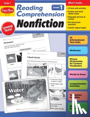 Evan-Moor Educational Publishers - Reading Comprehension: Nonfiction, Grade 1 Teacher Resource