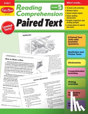 Evan-Moor Educational Publishers - Reading Comprehension: Paired Text, Grade 5 Teacher Resource