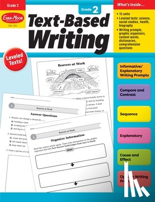 Evan-Moor Educational Publishers - Text-Based Writing, Grade 2 Teacher Resource