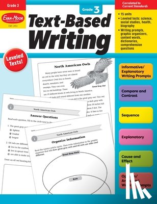 Evan-Moor Educational Publishers - Text-Based Writing, Grade 3 Teacher Resource