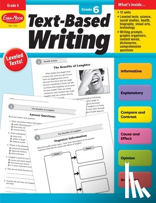 Evan-Moor Educational Publishers - Text-Based Writing, Grade 6 Teacher Resource