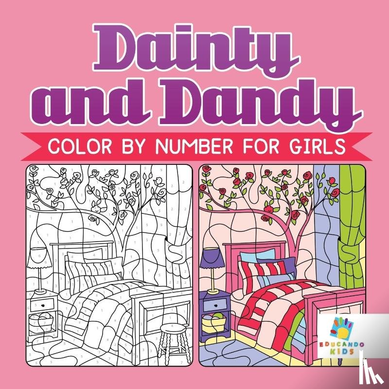 Educando Kids - Dainty and Dandy Color by Number for Girls