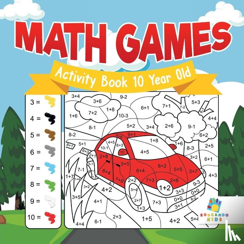 Educando Kids - Math Games Activity Book 10 Year Old