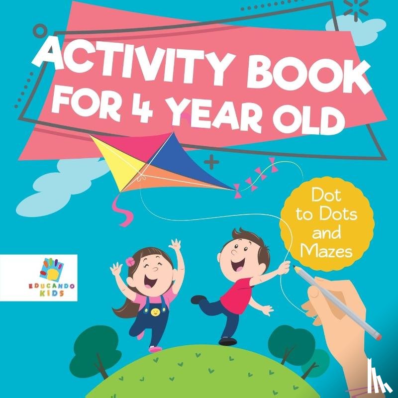 Educando Kids - Activity Book for 4 Year Old Dot to Dots and Mazes