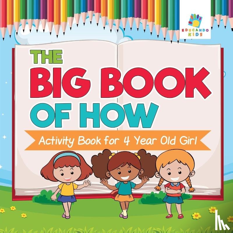 Educando Kids - The Big Book of How Activity Book for 4 Year Old Girl