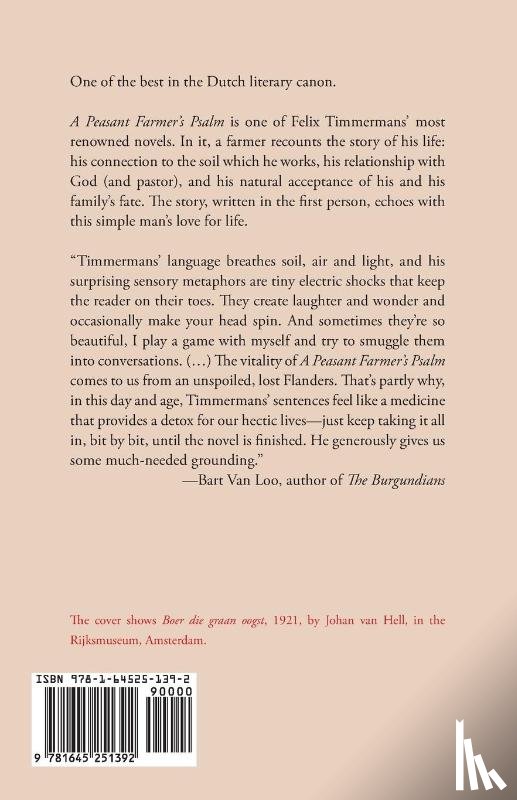 Timmermans, Felix - A Peasant Farmer's Psalm