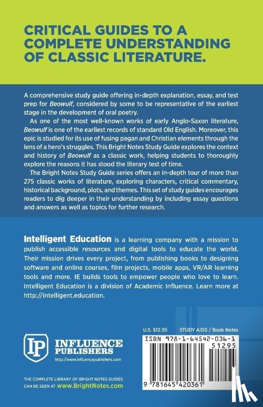 Intelligent Education - Study Guide to Beowulf