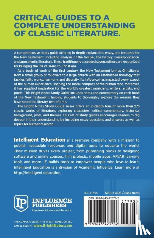 Intelligent Education - Study Guide to the New Testament