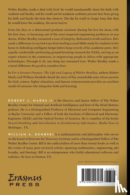 Marks, Robert J, Dembski, William A - For a Greater Purpose
