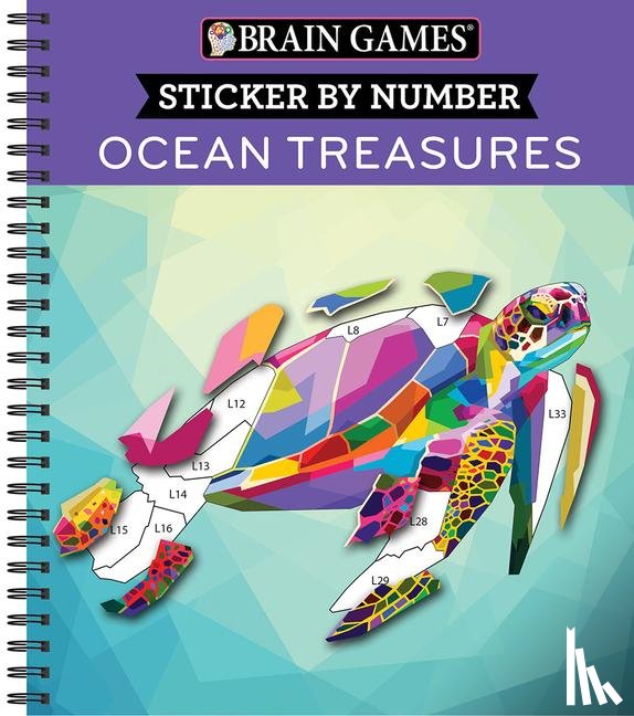 Publications International Ltd, New Seasons, Brain Games - Publications International Ltd: Brain Games - Sticker by Num