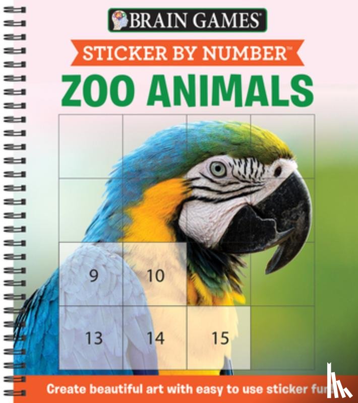 Publications International Ltd - Sticker by Number: Zoo Animals