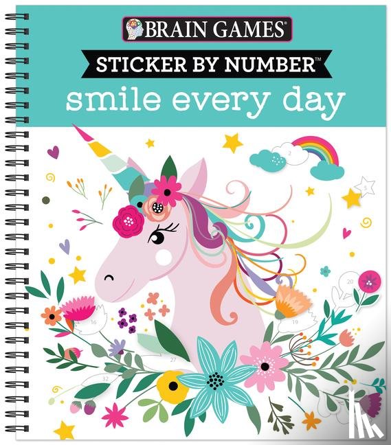 Publications International Ltd, New Seasons, Brain Games - Publications International Ltd: Brain Games - Sticker by Num