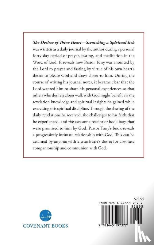 Mitchell, Tony - The Desires of Thine Heart-Scratching a Spiritual Itch