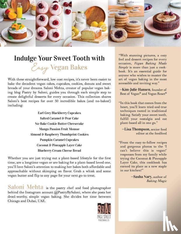 Mehta, Saloni - Vegan Baking Made Simple