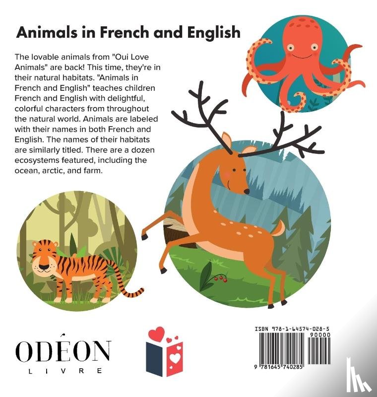 Oui Love Books - Animals in French and English