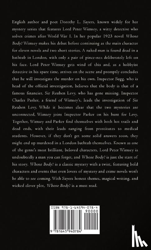 Sayers, Dorothy - Whose Body?