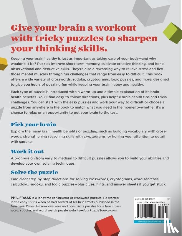 Fraas, Phil - The Ultimate Brain Health Puzzle Book for Adults
