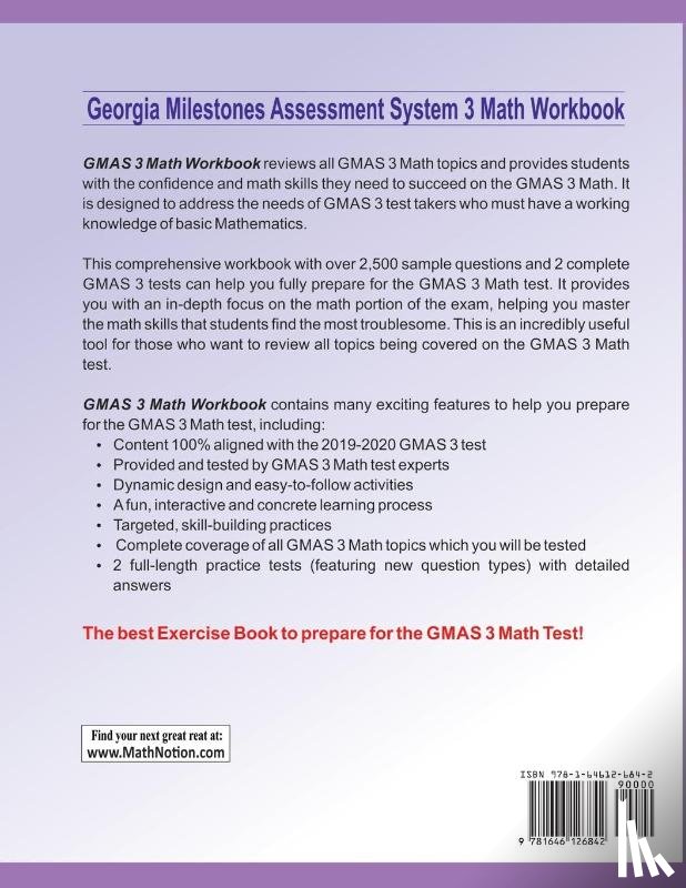 Michael Smith, Smith, Reza Nazari, Nazari - Georgia Milestones Assessment System Math Workbook