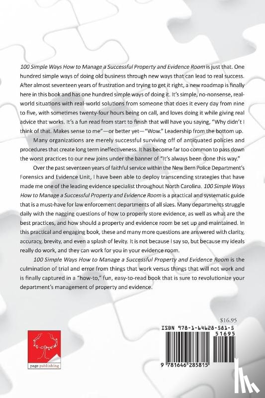 Smith, Gregory - 100 Simple Ways How to Manage a Successful Property and Evidence Room