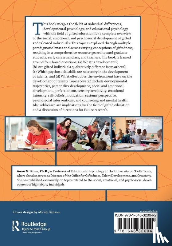 Rinn, Anne - Social, Emotional, and Psychosocial Development of Gifted and Talented Individuals