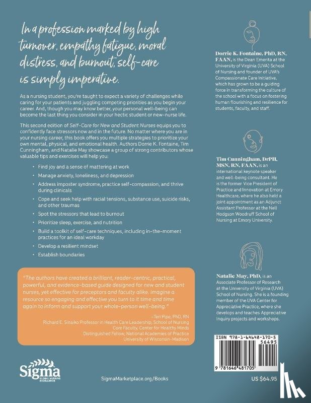 Fontaine, Dorrie K, Cunningham, Tim, May, Natalie - Self-Care for New and Student Nurses, Second Edition