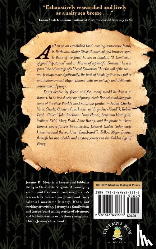 Moss, Jeremy R - The Life and Tryals of the Gentleman Pirate, Major Stede Bonnet