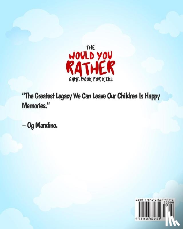 Fleming, Natalie - The Would You Rather Game Book for Kids