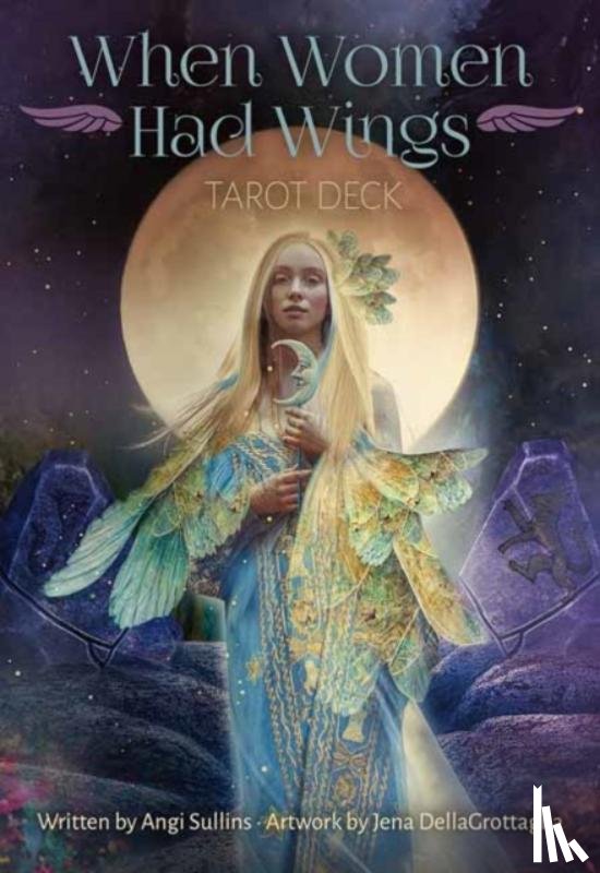 Sullins, Angi - When Women Had Wings Tarot Deck: 78-Card Tarot Deck with Purple Gilded Edges, Guidebook & Pouch - Collage Art, Divine Feminine, Intuition, Empowerment