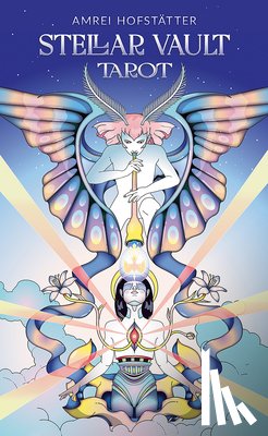Hofstätter, Amrei - Stellar Vault Tarot: 78 Silver-Edged Tarot Cards, Futuristic Anime & Art Deco Style, Includes 104-Page Illustrated Guidebook