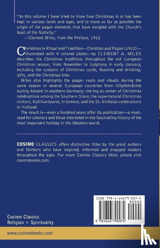 Miles, Clement A - Christmas in Ritual and Tradition