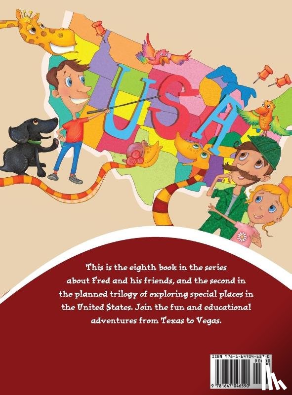 Cotton, Peter B - When Fred the Snake and Friends Explore USA Central