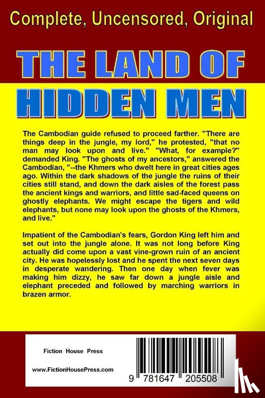 Burroughs, Edgar Rice - The Land of Hidden Men