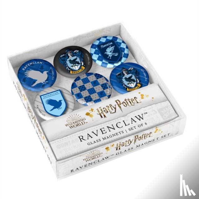 Insight Editions - Harry Potter: Ravenclaw Glass Magnet Set