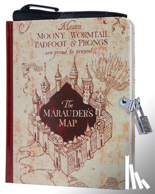 Insight Editions - Harry Potter: Marauder's Map Lock and Key Diary