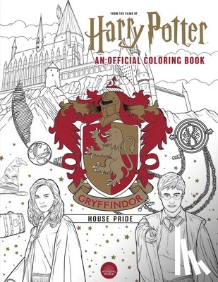 Insight Editions - Harry Potter: Gryffindor House Pride: The Official Coloring Book: (Gifts Books for Harry Potter Fans, Adult Coloring Books)