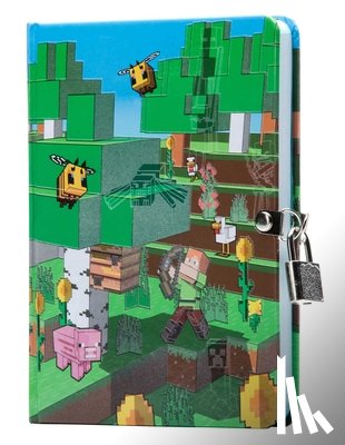 Insights - Insights: Minecraft: Mobs Glow-In-The-Dark Lock & Key Diary