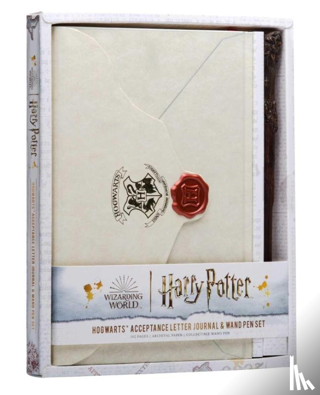 Insight Editions - Harry Potter: Hogwarts Acceptance Letter Journal and Wand Pen Set