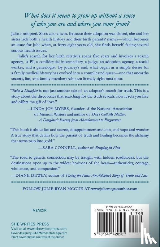 McGue, Julie Ryan - Twice a Daughter